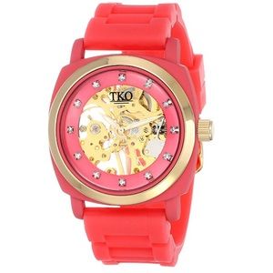 TKO ORLOGI Rubber Mechanical Skeleton Watch